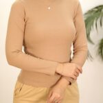 بلوز یقه گرد کبریتی