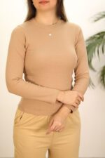 بلوز یقه گرد کبریتی