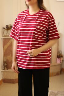 تیشرت باکسی راه راه