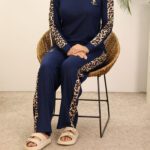 ست سرمه ای دخترانه