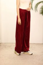 شلوار مخمل زنانه