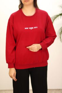 بلوز زرشکی زنانه