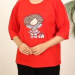 تیشرت باکسی فرفری