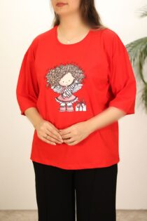 تیشرت باکسی فرفری