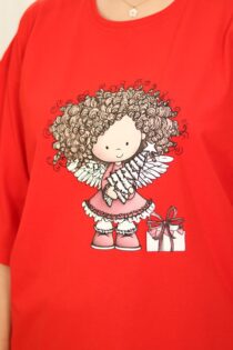 تیشرت طرح دختر