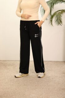 شلوار مشکی مغزی دوزی