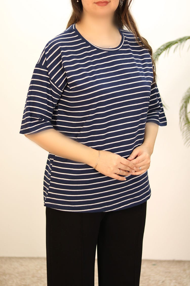 تیشرت راه راه زنانه