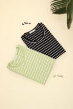 تیشرت راه راه قواره دار