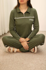 ست بلوز نیم زیپ