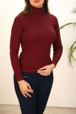 یقه اسکی زنانه کبریتی