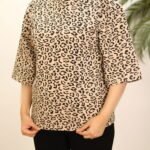 تیشرت پلنگی سایز بزرگ