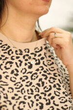 تیشرت پلنگی زنانه