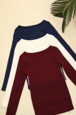 تیشرت یقه قایقی