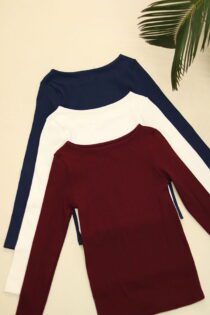 تیشرت یقه قایقی